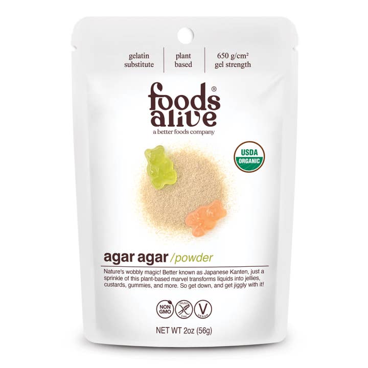 Foods Alive - Wholesale Protein/Superfood Powder - Agar Agar Powder - Organic