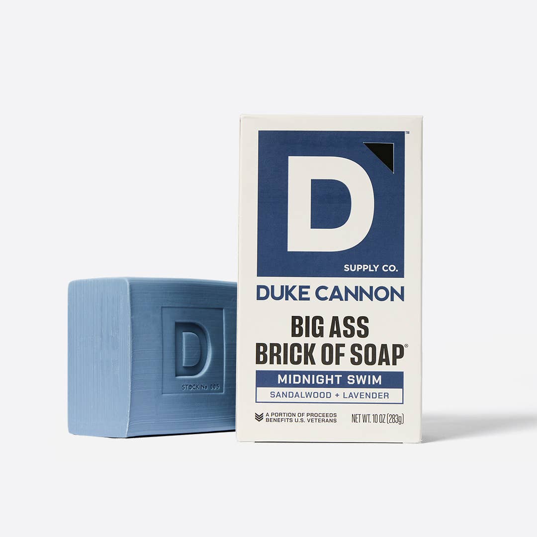 Duke Cannon - Wholesale Bar Soap - Big Ass Brick of Soap- Midnight Swim