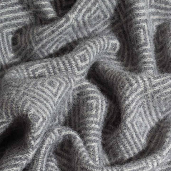 MoST - Wholesale Throw Blanket - Wool Throw Blanket VENEZIA Grey2