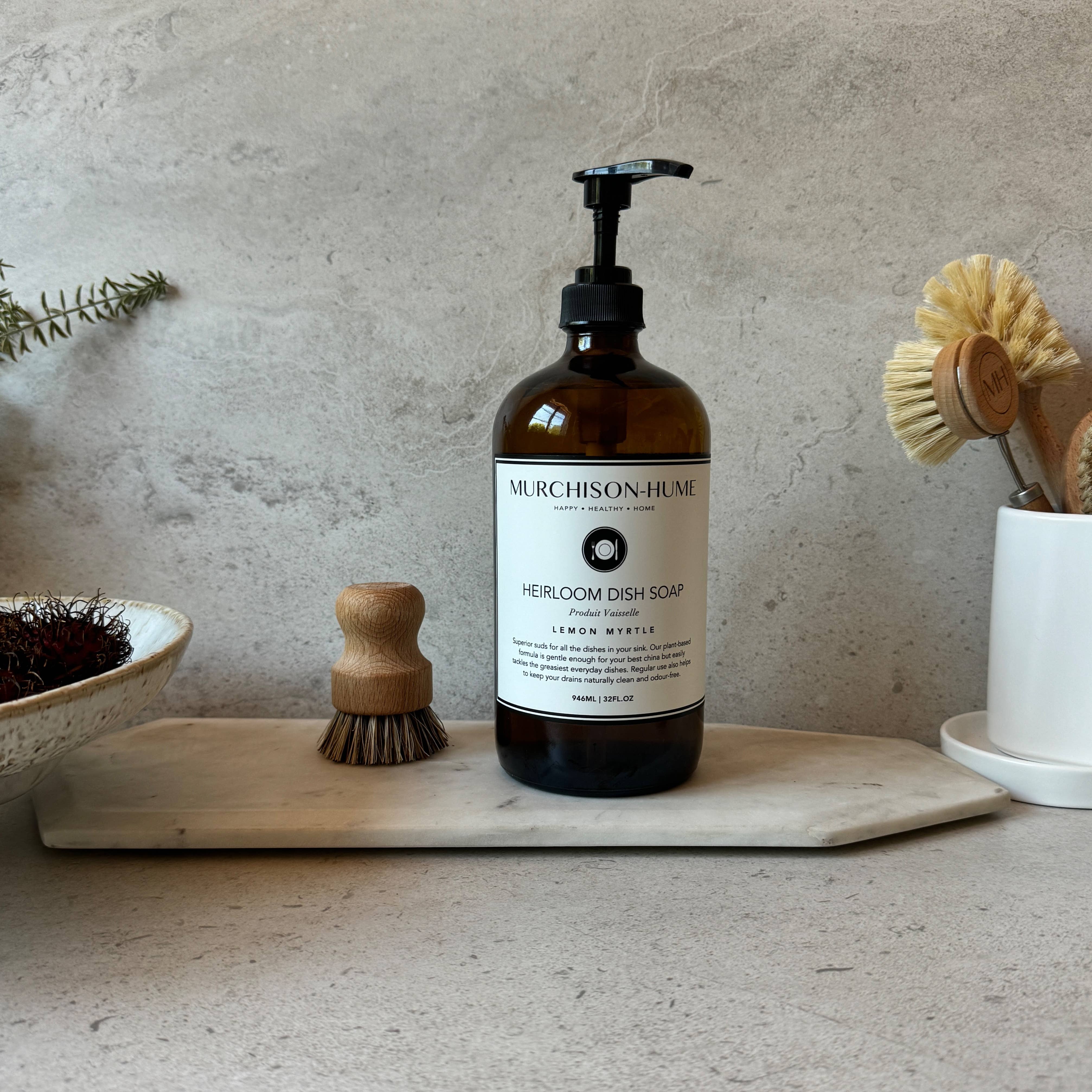Murchison-Hume – Großhandel Spülmittel – Murchison-Hume Geschirrspülmittel | Nachfüllbare Flasche aus Bernstein-Glas
