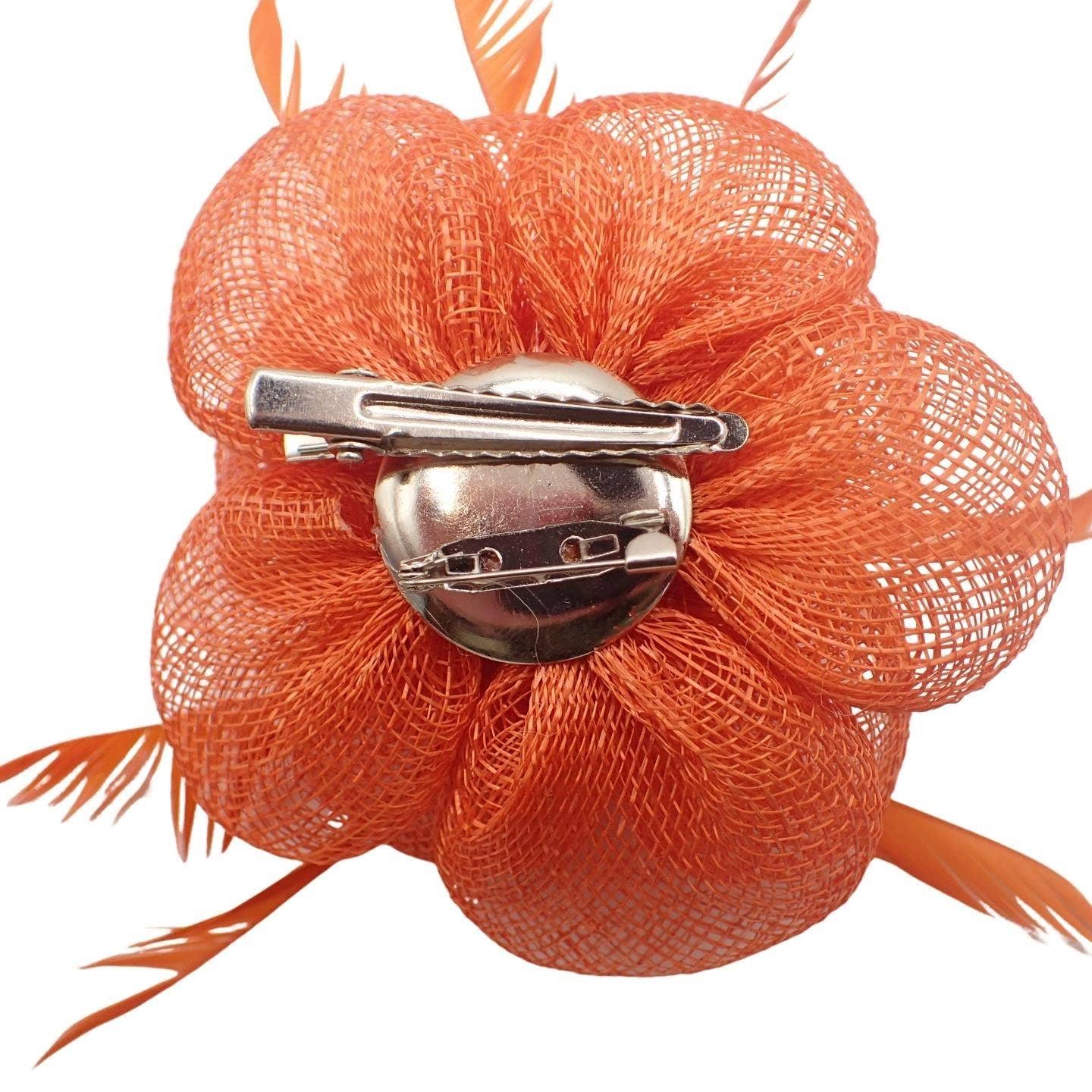 Topkids Accessories - Wholesale Fascinator Hat - Women's - Fascinator Hair Clip Fascinator Flower Hair Clip Fabric Flower Clip Wedding Fascinator Wedding Corsage Flower Fascinator On Clip & Brooch Pin For Women, Ladies, Girls1