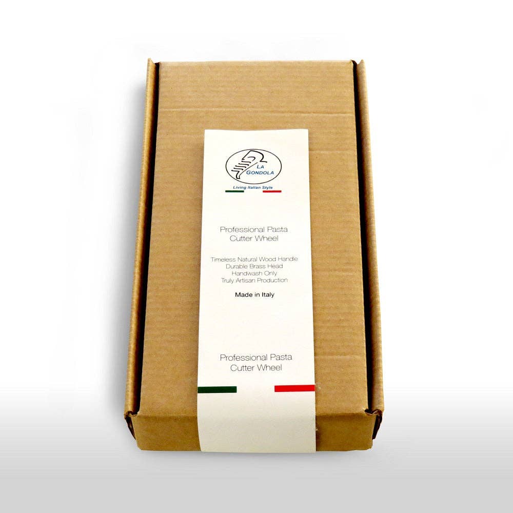 LA GONDOLA - Vendita all'ingrosso Utensile/attrezzo da cucina - Tagliapasta Professionale, Rotella Zigrinata in Ottone4