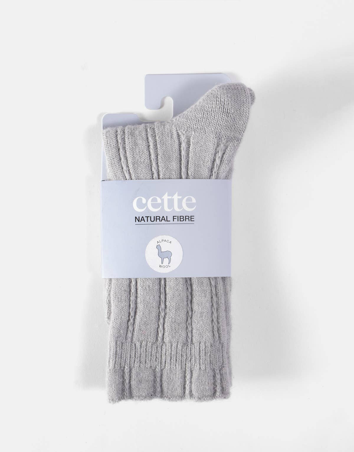Weiches Grau Alpakawollsocken für Damen, warme Wintersocken für den Großhandel auf Faire2