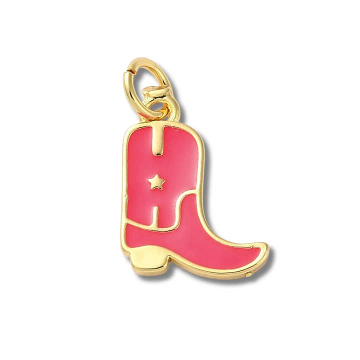 Love, Paige Designs - Wholesale Individual Charm/Pendant - Cowboy Boot Star Charm