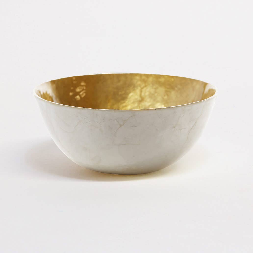 Ithemba - Wholesale Bowl - Golden White Mother of Pearl Bowl1
