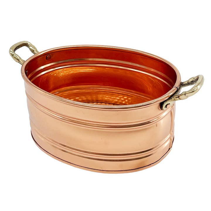 Honey House Naturals - Wholesale Decorative Plate/Dish/Bowl - Copper Pot - Display8