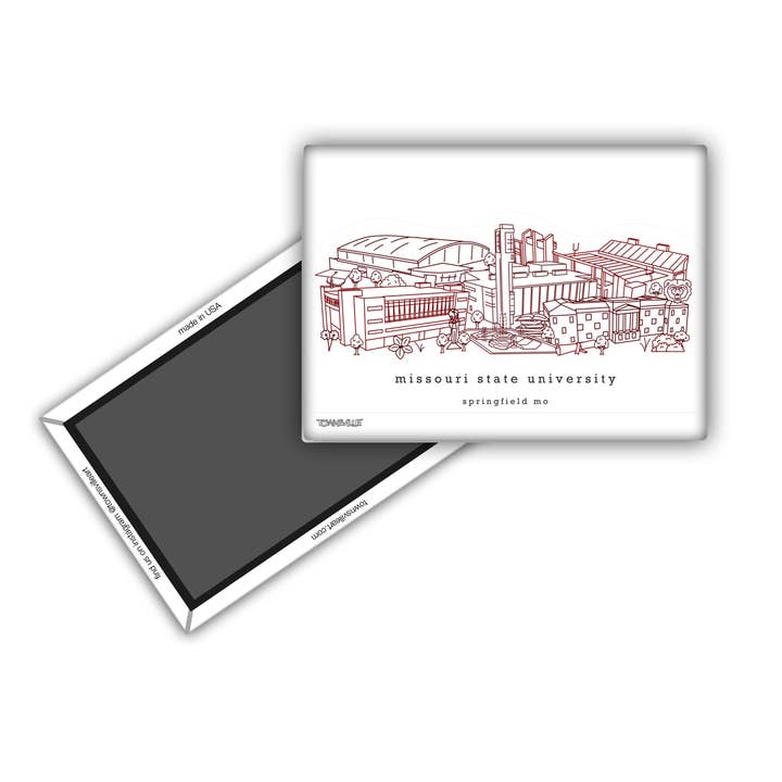 Townsville Art – wholesale Sticker – Missouri State University Minimalist Sticker or Magnet1