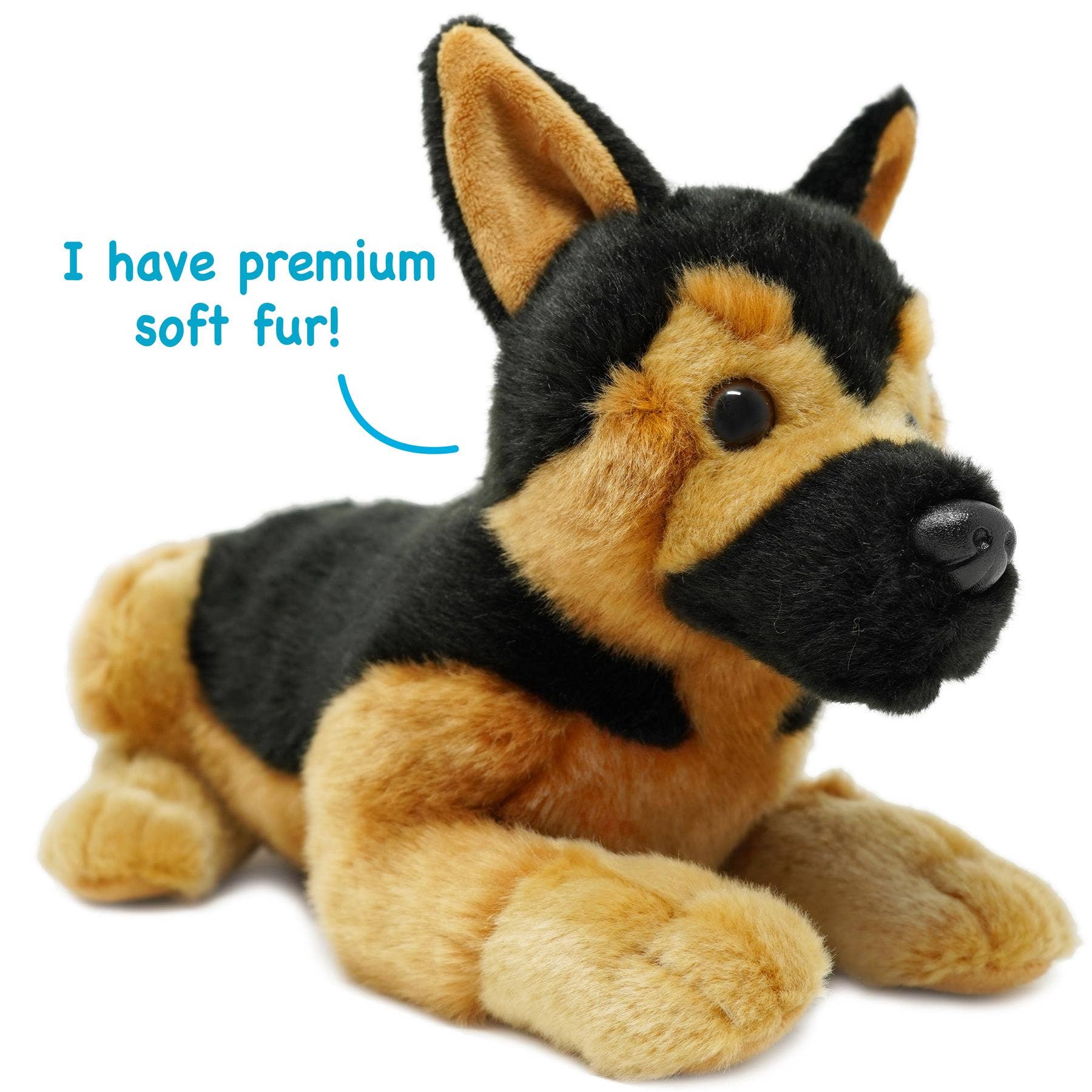 VIAHART Toy Co. - Wholesale Stuffed/Plush Toy - Kids & Baby - Gretchen The German Shepherd | 15 Inch Stuffed Animal Plush4