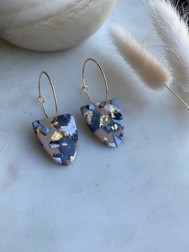 Terrazzo Hoops for wholesale by Another Story Designs