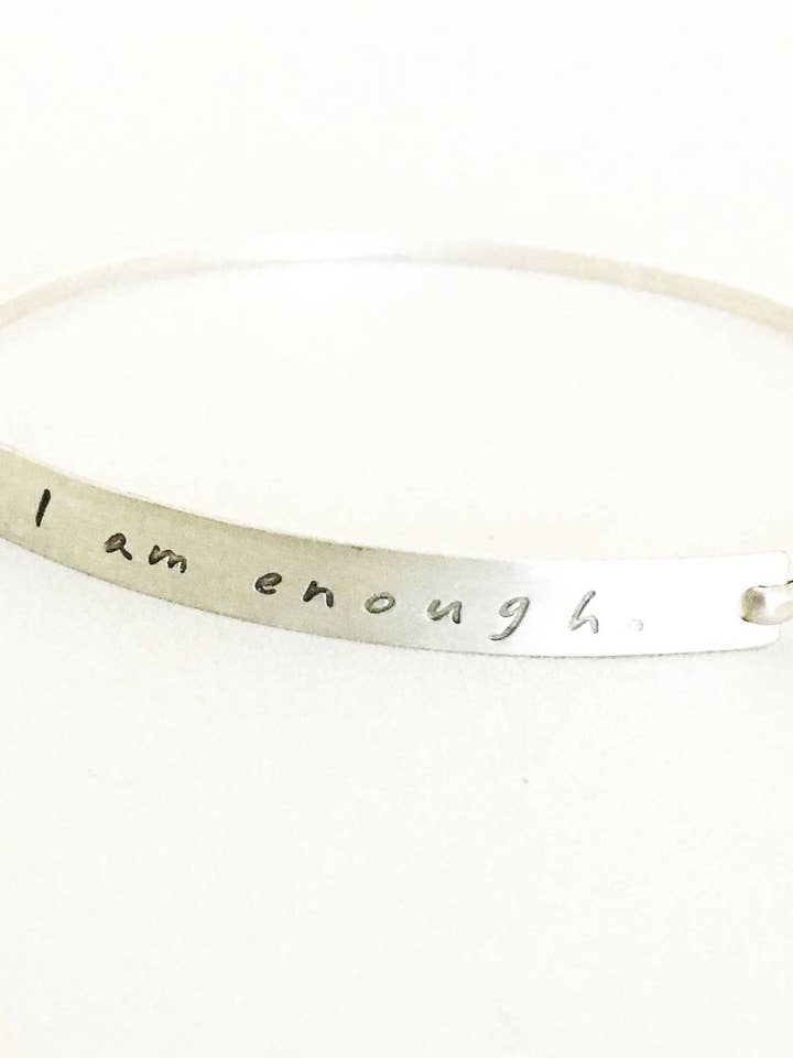 “I Am Enough” Adjustable Bracelet for wholesale by One Life Jewelry