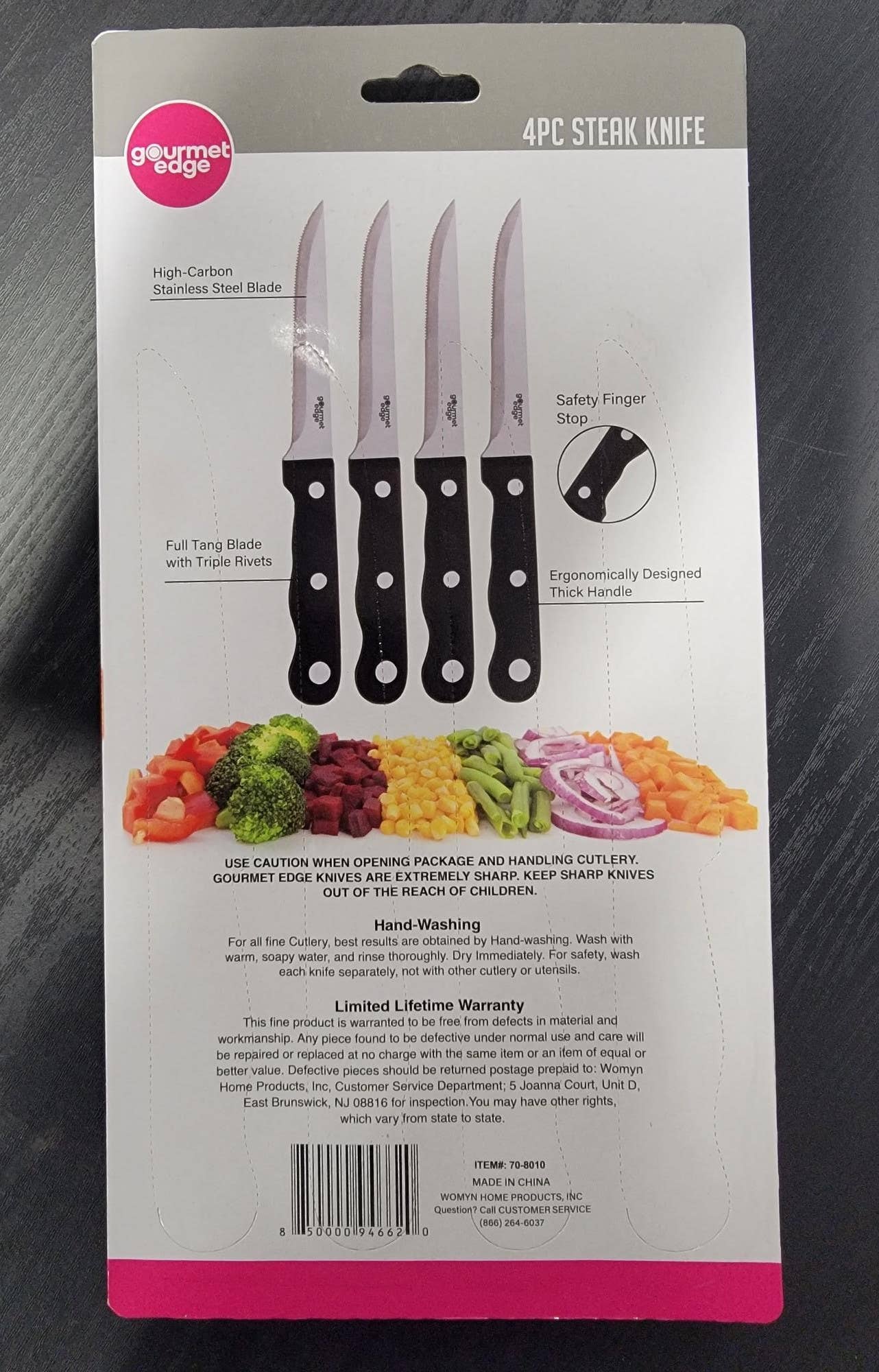 Gourmet Edge - Vente Sets de couteaux - Gourmet Edge - Ensemble de couteaux à steak #70 -80102