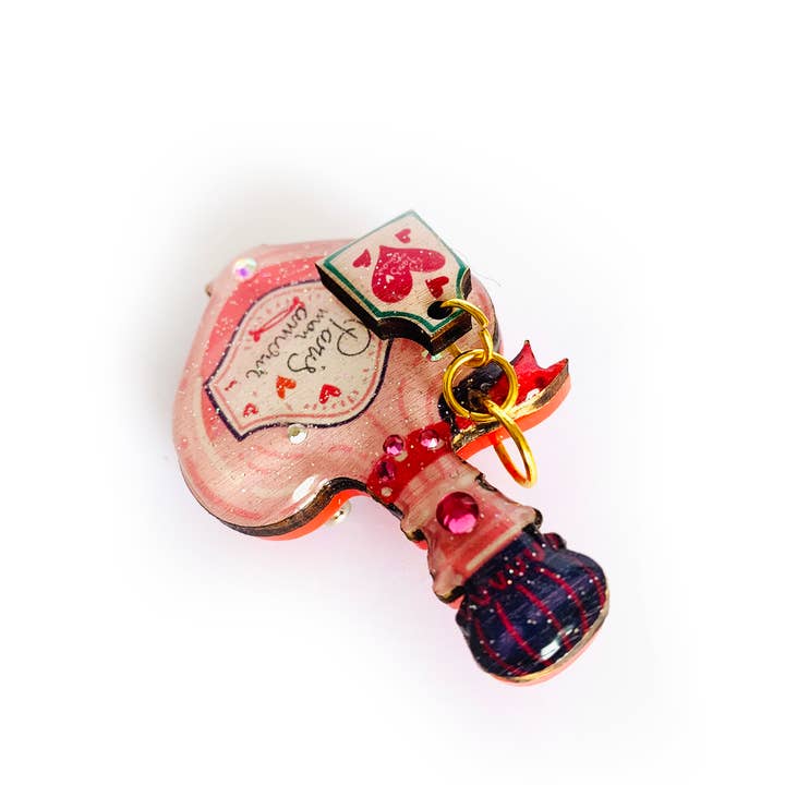 Rosie Rose Parker - Wholesale Brooch - perfume brooch perfume gifts unusual brooches quirky gifts