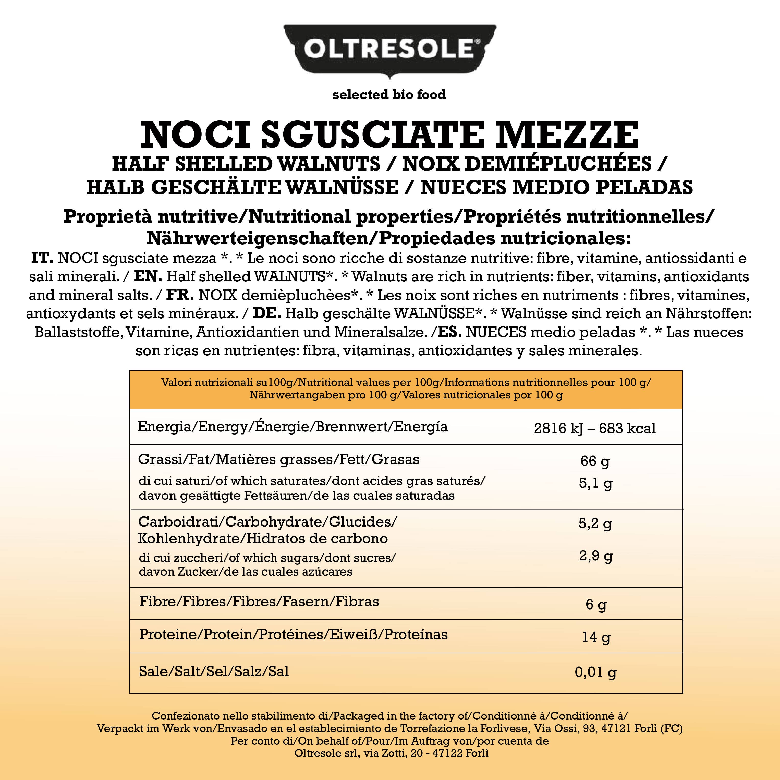 Oltresole – wholesale Nuts – HALVED SHELLED WALNUTS 1 Kg4