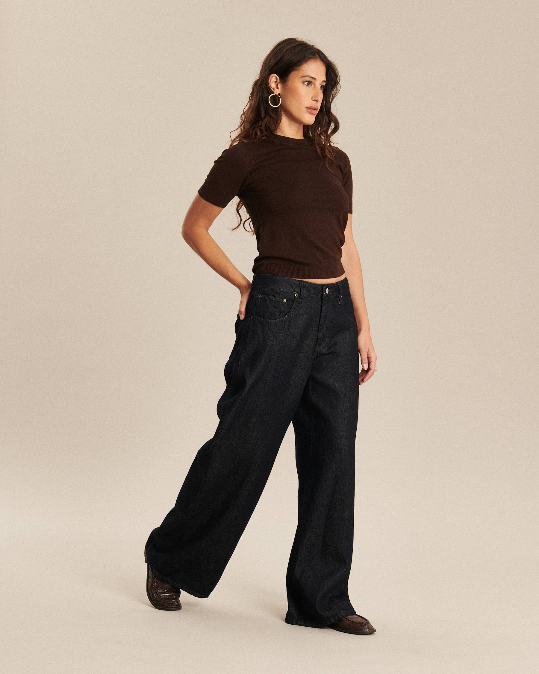 LABDIP - Wholesale Jeans - Women's - VERA RAW TENCEL DENIM - LOOSE TENCEL JEANS1