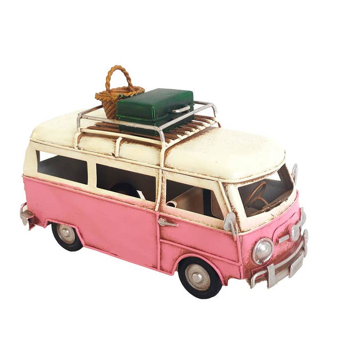 Roze Van Tin miniatuurmodel voor wholesale door giftland