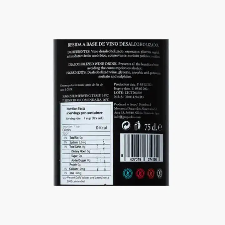 Zepeim - Wholesale Non-Alcoholic Spirits/Wine/Beer - Elivo Cardio Zero Rose Non-Alcoholic Wine2