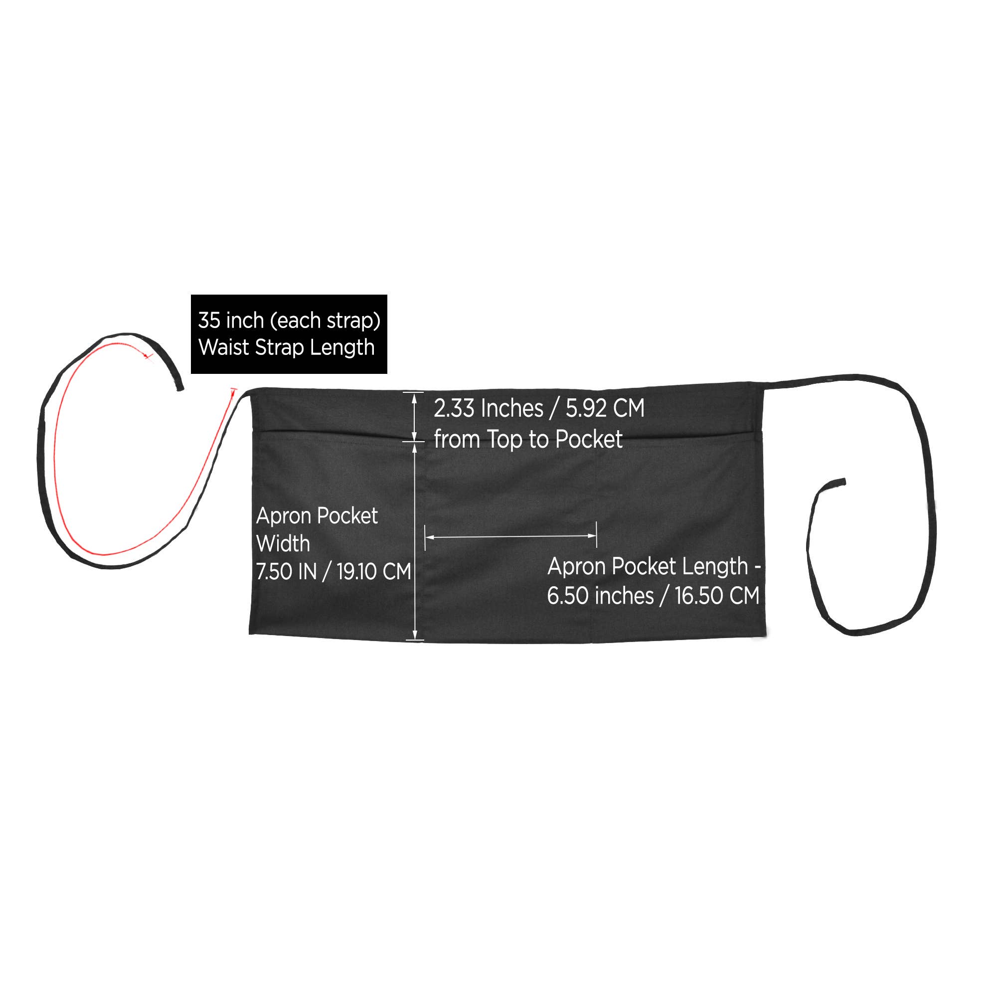 Dalix – wholesale Förkläde – DALIX 24 ”stora förkläden bartender pengar kök 3 fickor7