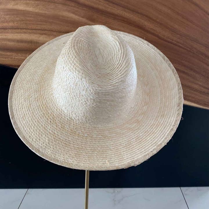 Bella Betty - Wholesale Straw hat – women's - Summer fedora in natural palm leaf straw (Copy)