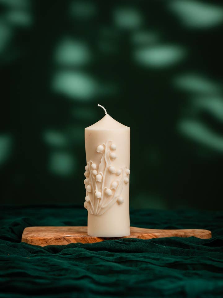Muguet - Bougie pilier Lily of the Valley pour la vente par Allure CA