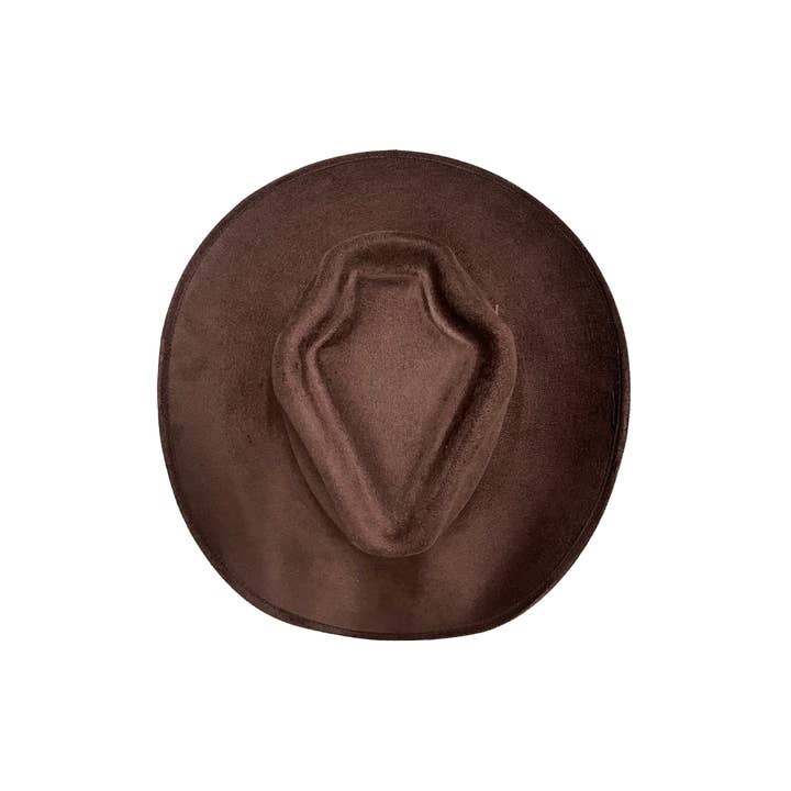 The Modern Cactus Co - Wholesale Cowboy Hat - Unisex - Vegan Suede Western Arrowhead Cowboy Hat w/ Leather Band6