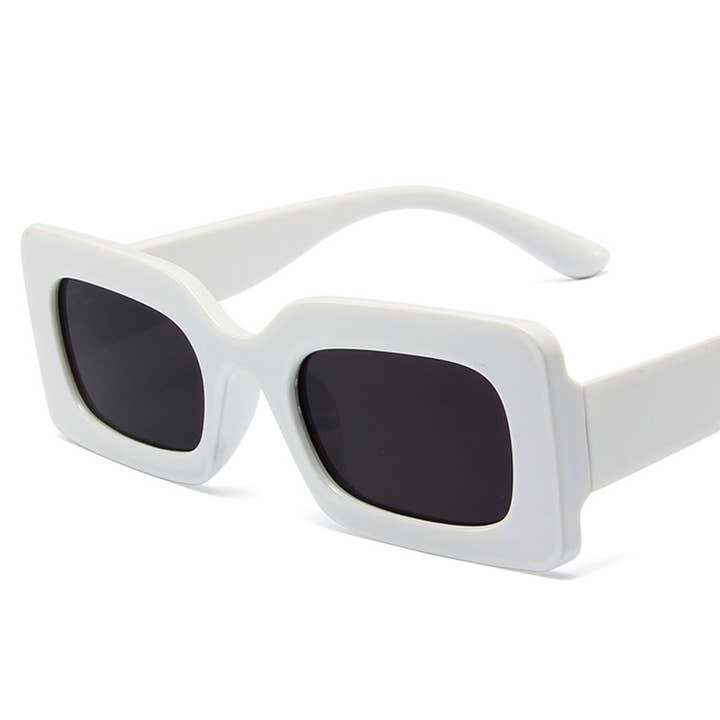 ACCITY - Wholesale Sunglasses - Women's - Trendy Small Square Jelly Sunglasses, Retro Style_CWASG00747