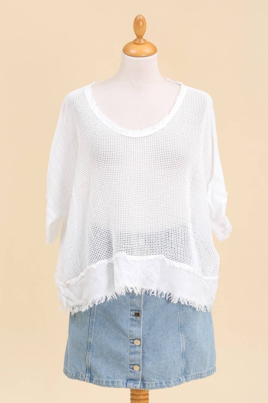 LINEN & COTTON HOUSE – Großhandel Bluse – Damen – TOP AUS BAUMWOLLSTRICK 23911 100 % BAUMWOLLE43