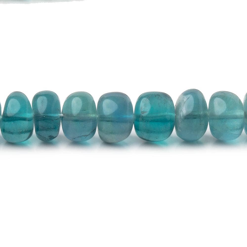Beads of Cambay - Vendita all'ingrosso Perline - Perle a rondella lisce in fluorite sfumata da 6-6,5 mm, 16 pollici, 108 pezzi AA1
