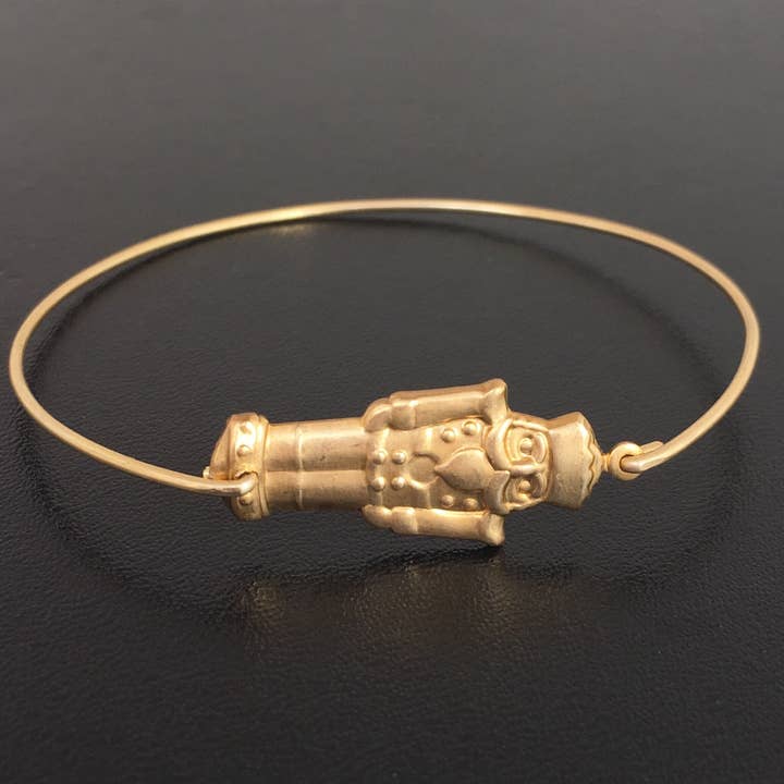 Frosted Willow - Wholesale Charm/Dangle Bracelet - Nutcracker Bracelet, Holiday Accessories, Winter Accessories
