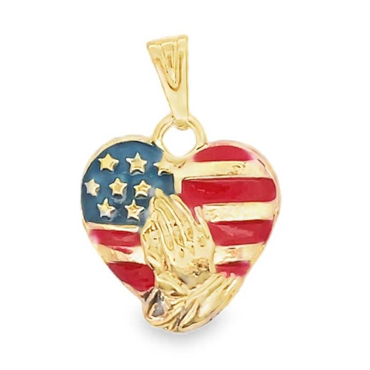 Anhänger in Form der amerikanischen Flagge für den Großhandel von MIA Jewelry