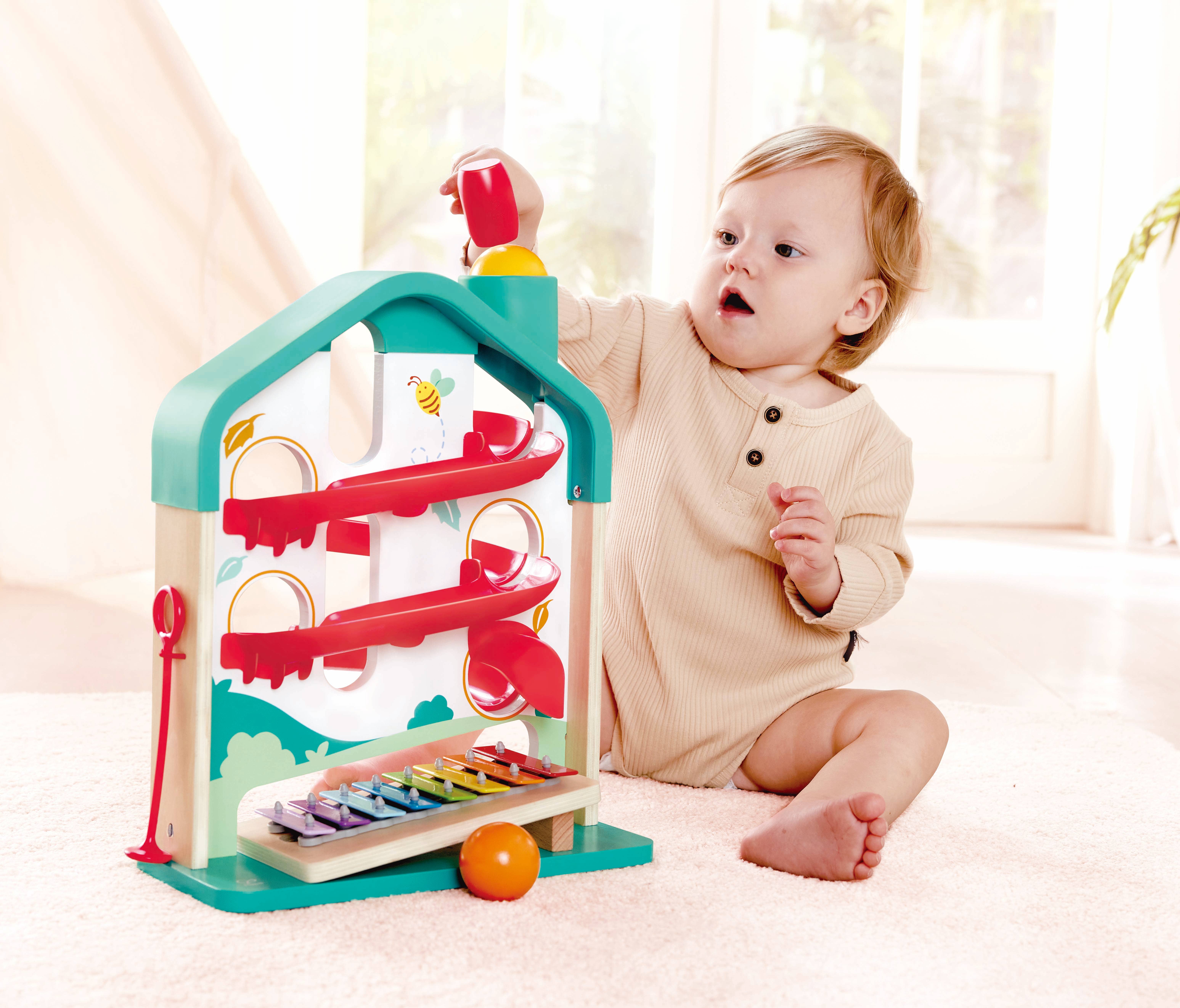 Hape Toys - Wholesale Wood Toy - Kids - Melody Mansion Ball Run2