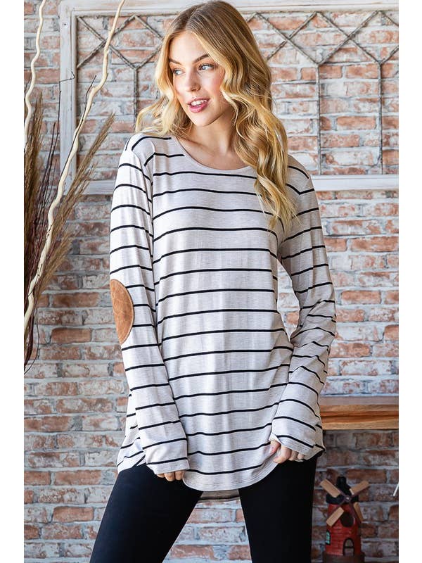 HEIMISH - Wholesale Tunic - Women's - ST1376-11 STRIPE TOP3