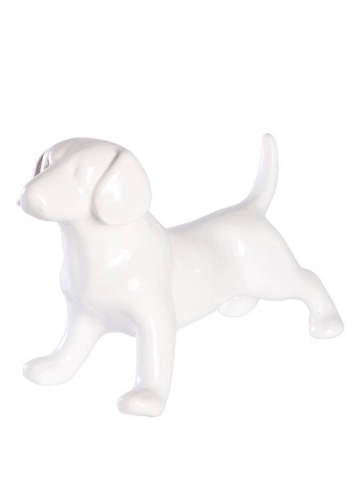 Stehende Beagle-Keramikstatue für den Großhandel von NAYOTHECORGI