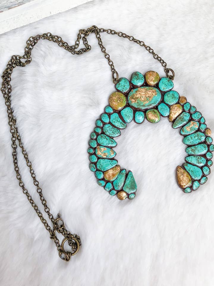 Aspen Necklace Western Handmade Turquoise for wholesale by Nomadic Brunette