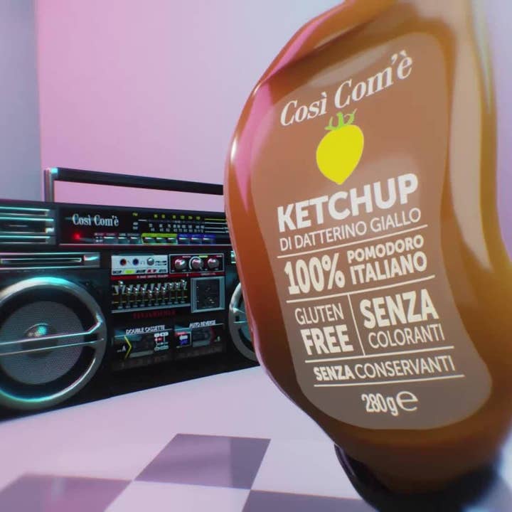 Wholesale Italian Food - Wholesale Ketchup - Così Com’è, Italian Yellow Tomato Ketchup – 9.88 oz (280 g)3