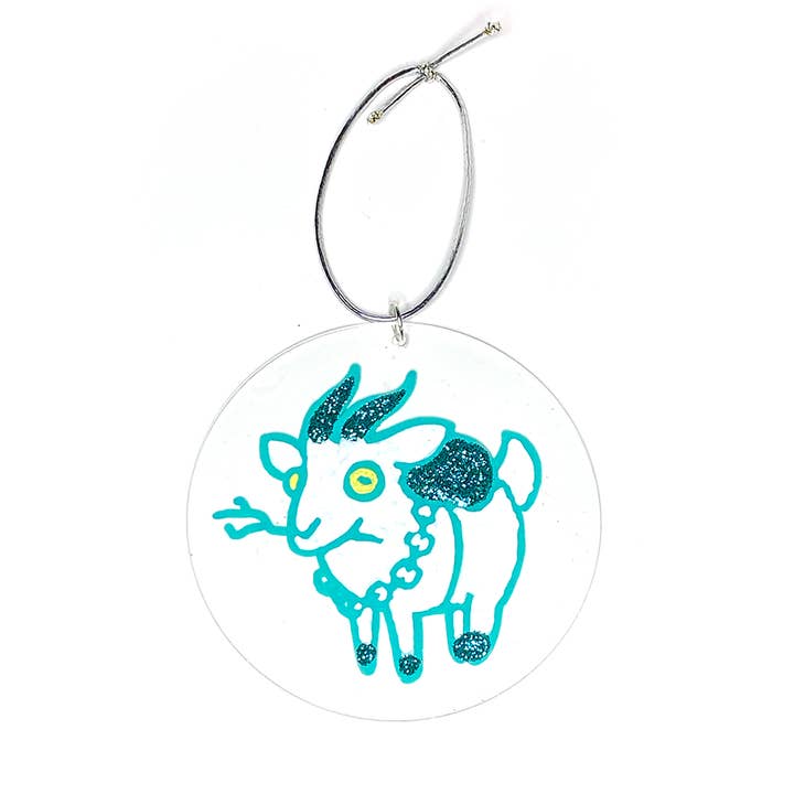 Krampus-mijn-stijl Ornament voor wholesale door Robin Good Art & Design