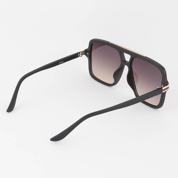 MIX Luxury Stripe Aviator Sunglasses for wholesale on Faire