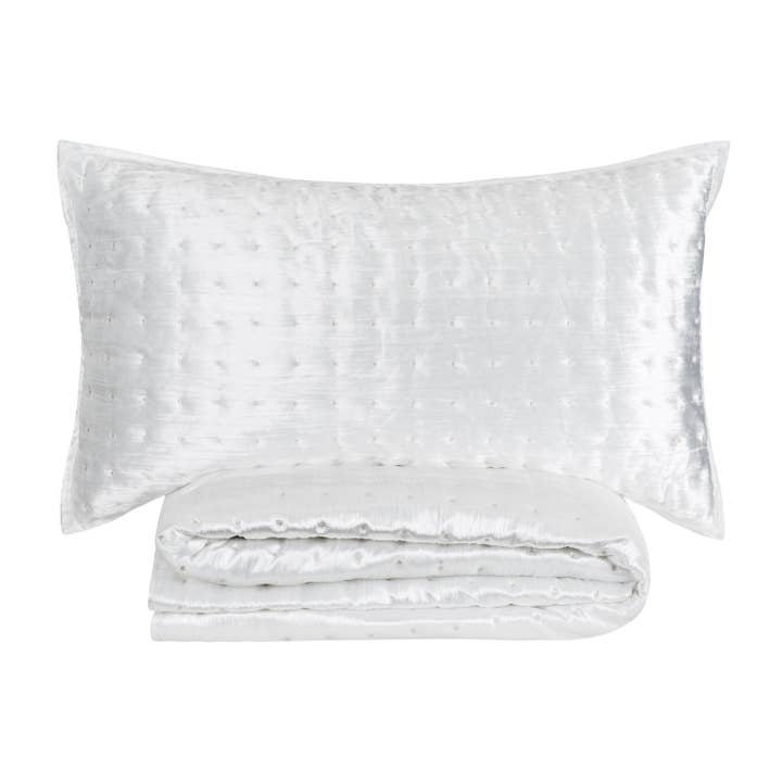 Cloud 9 Design - Wholesale Bedding Set - Prato Ivory Quilt Set