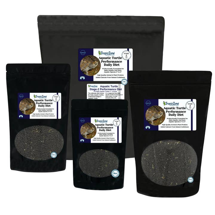 TropicZone - Wholesale Pet Supplement - Not Cat/Dog - TropicZone Aquatic Turtle Diet Stage-2 Baby Formula