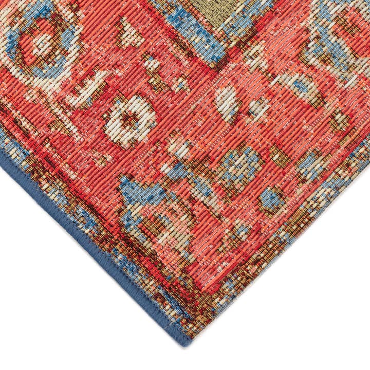 Marina Heriz Indoor/Outdoor Area Rug Red for wholesale on Faire