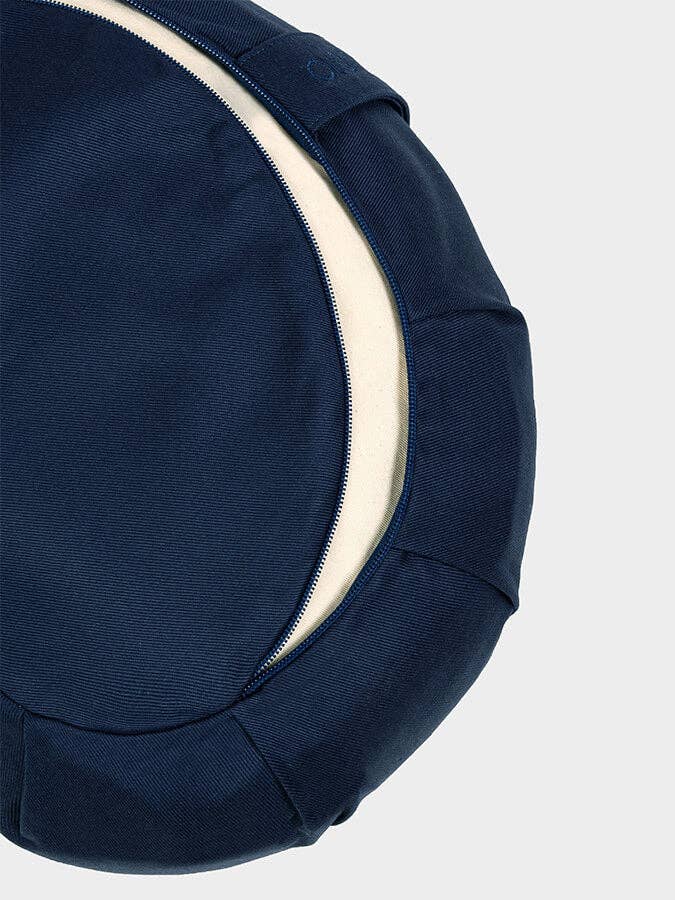 Yoga Studio Store - Wholesale Yoga Accessories - Yoga Studio European Organic Buckwheat Zafu Crescent Cushion2