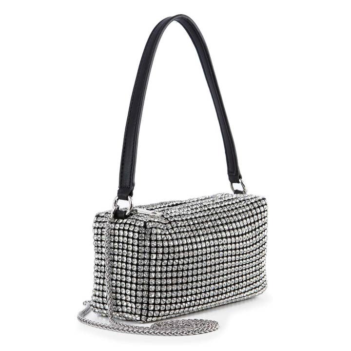 Handbag Express - Wholesale Shoulder Bag - Women's - Petite Rhinestone Bling Shoulder Bag3