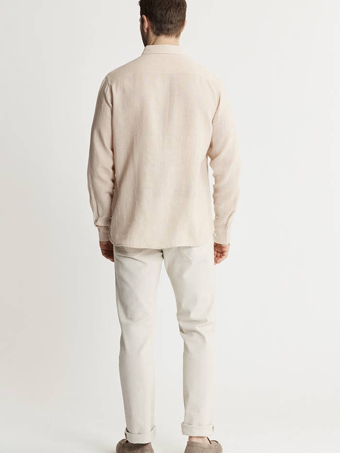 JACHS NY - Wholesale Button Down Shirt - Men's - Southampton Linen Shirt