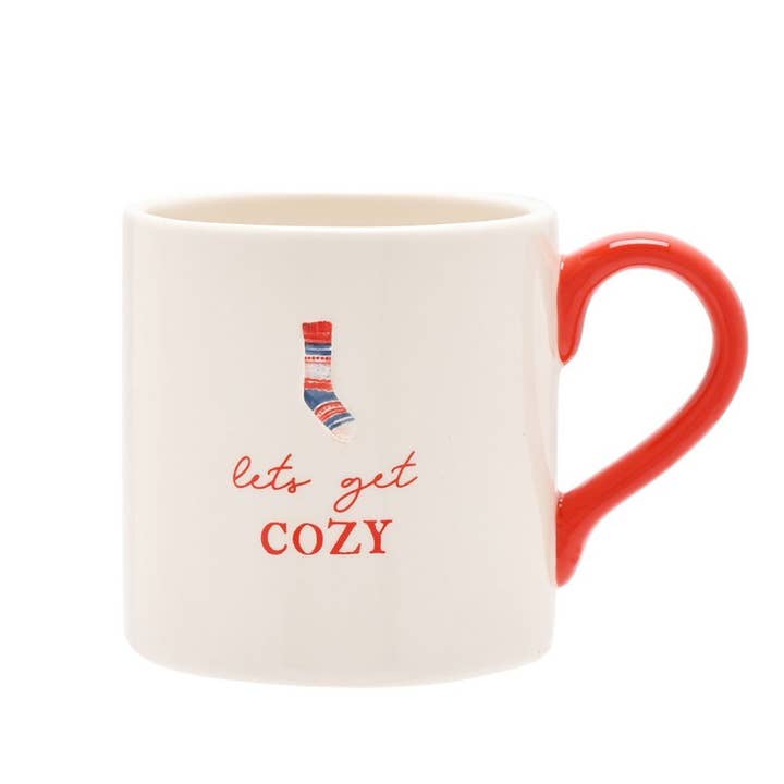 Country Living Tasse 300 ml - „Lets Get Cosy“ für den Großhandel von WIDDOP and Co.