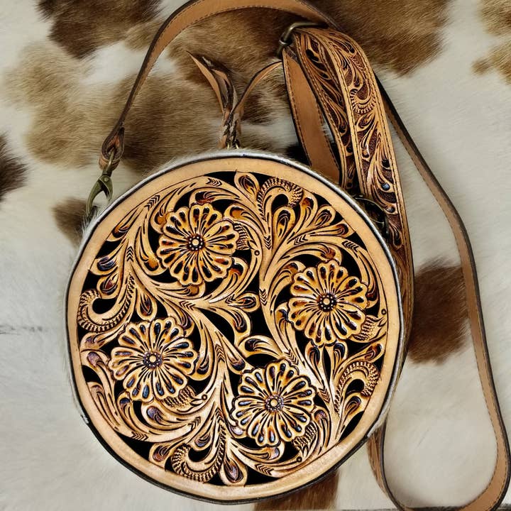 Floral Canteen Purse for wholesale by Virginia Handbags