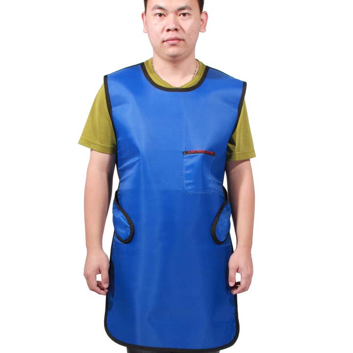 FIXTUREDISPLAYS - Wholesale Apron - FixtureDisplays® 43" L 23" W Lead Apron Vest Full Overlap for X-Ray MRI CT Radiation Protection 15449