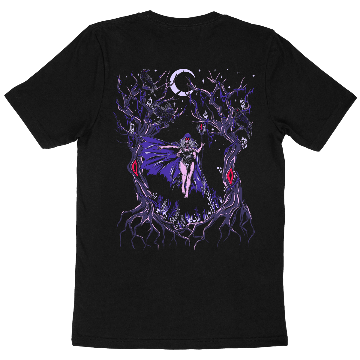 Warm People - Wholesale T-Shirt (Graphic) - Unisex - Black Forest - Witch T-Shirt0
