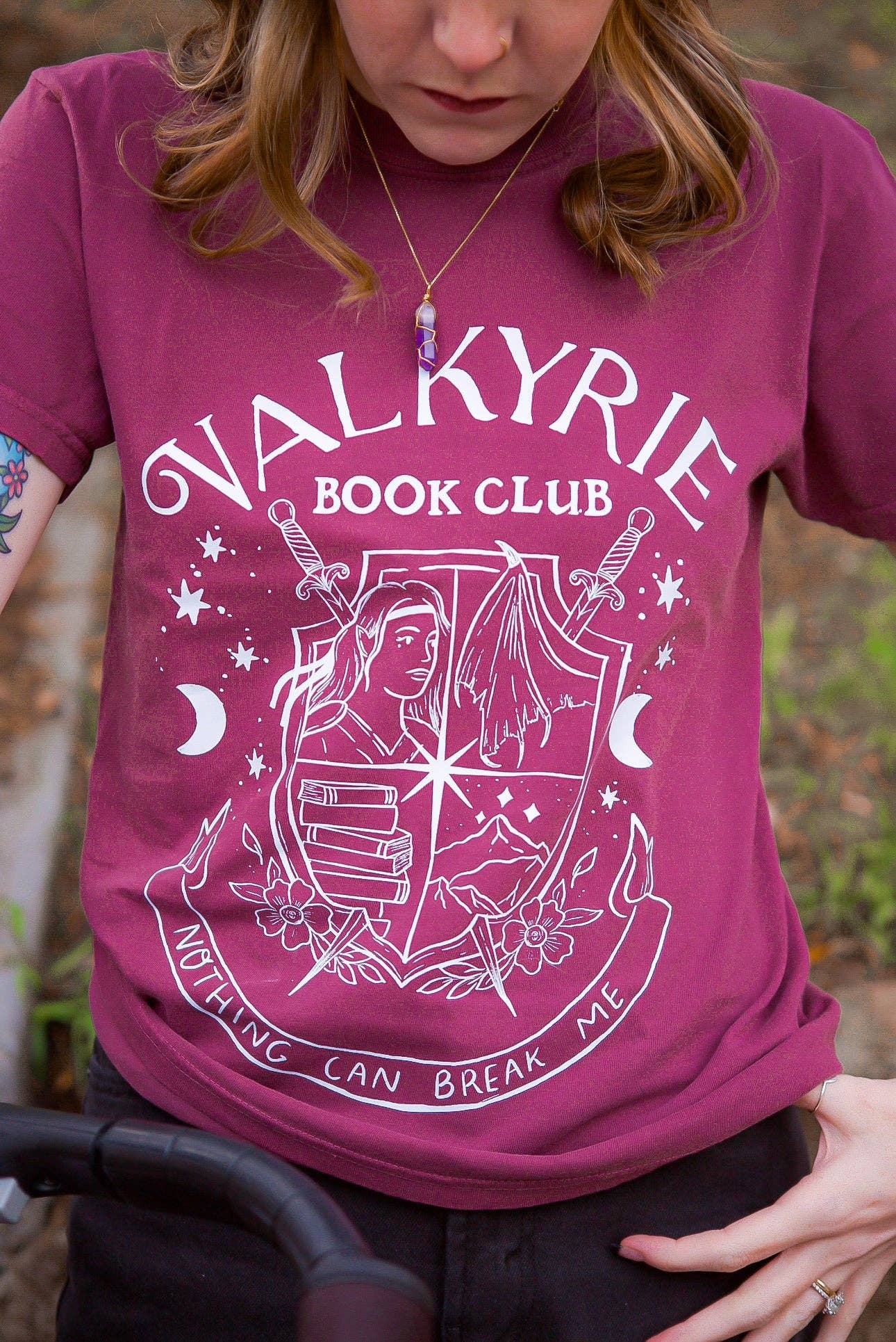 Sunbeam Shop Co - Wholesale Screen Printed T-Shirt - Women's - Valkyrie Book Club Shirt10