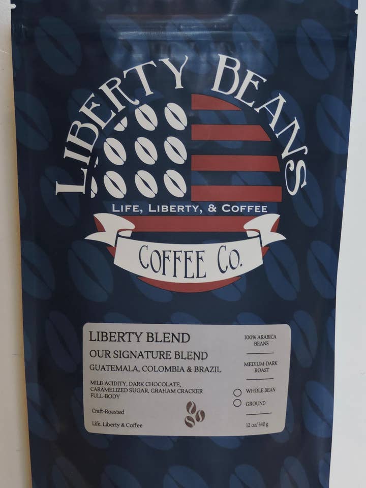 Liberty Blend - Kaffeebohnen für den Großhandel von Liberty Beans Coffee Company