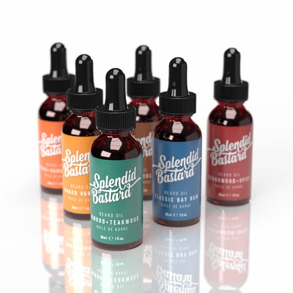 Beard Oil 6-Pack for wholesale by Splendid Bastard Beard Supply