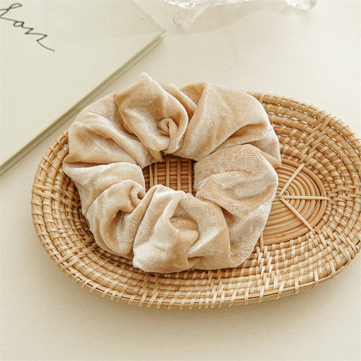 ACCITY - Wholesale Scrunchie - Women's - VELVET COLON HAIRBAND HAIR ACCESSORIES_CWAHA41653